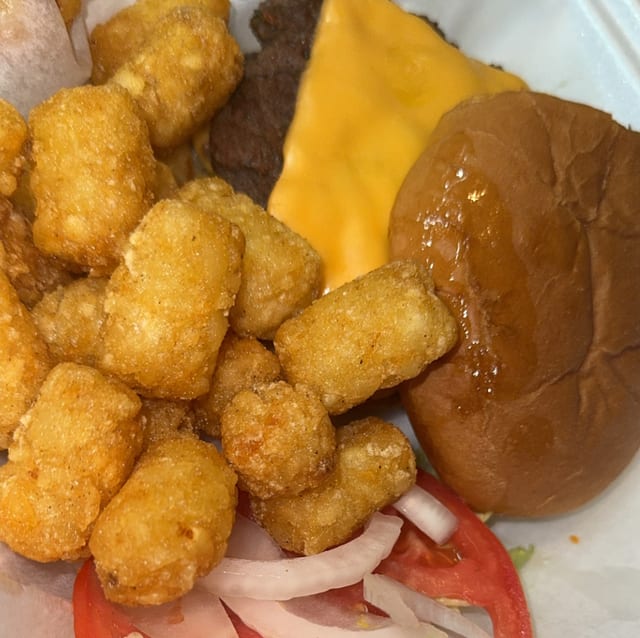 Single Smash Burger Meal.