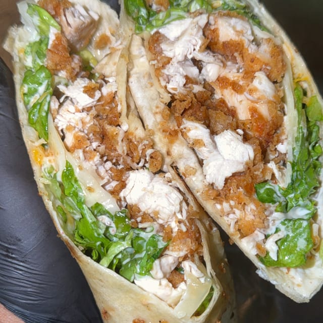 Crispy Chicken Caesar Wrap Box.