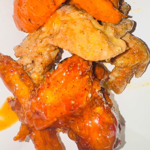 1 Flavored wing.