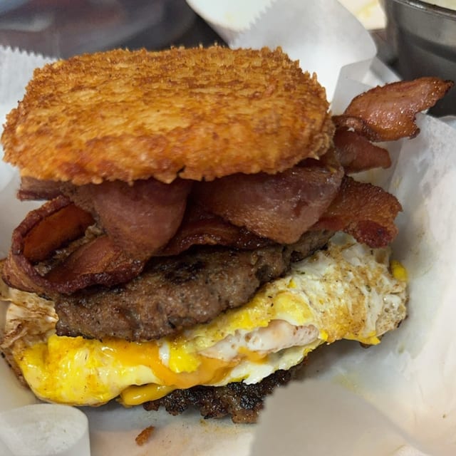 Hashbrown Sandwich.